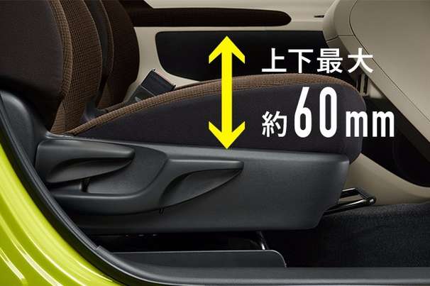 運転席シート上下アジャスター(シートリフター)