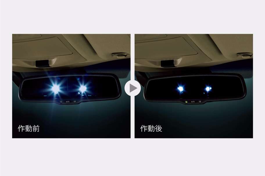 自動防眩インナーミラー