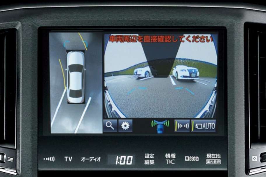 パノラミックビューモニター(左右確認サポート・シースルービュー機能付)*1