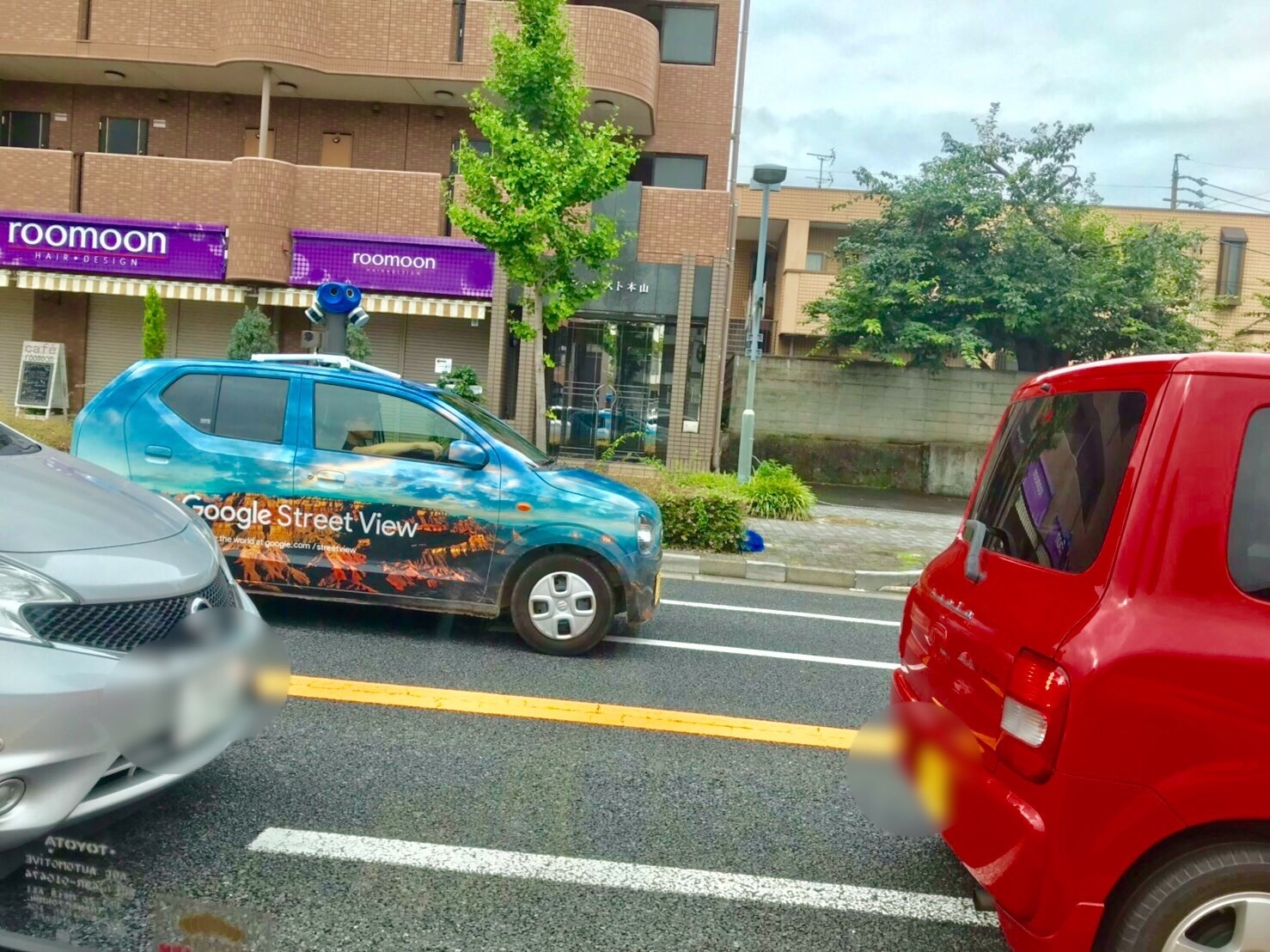 Google Street View撮影車に遭遇!