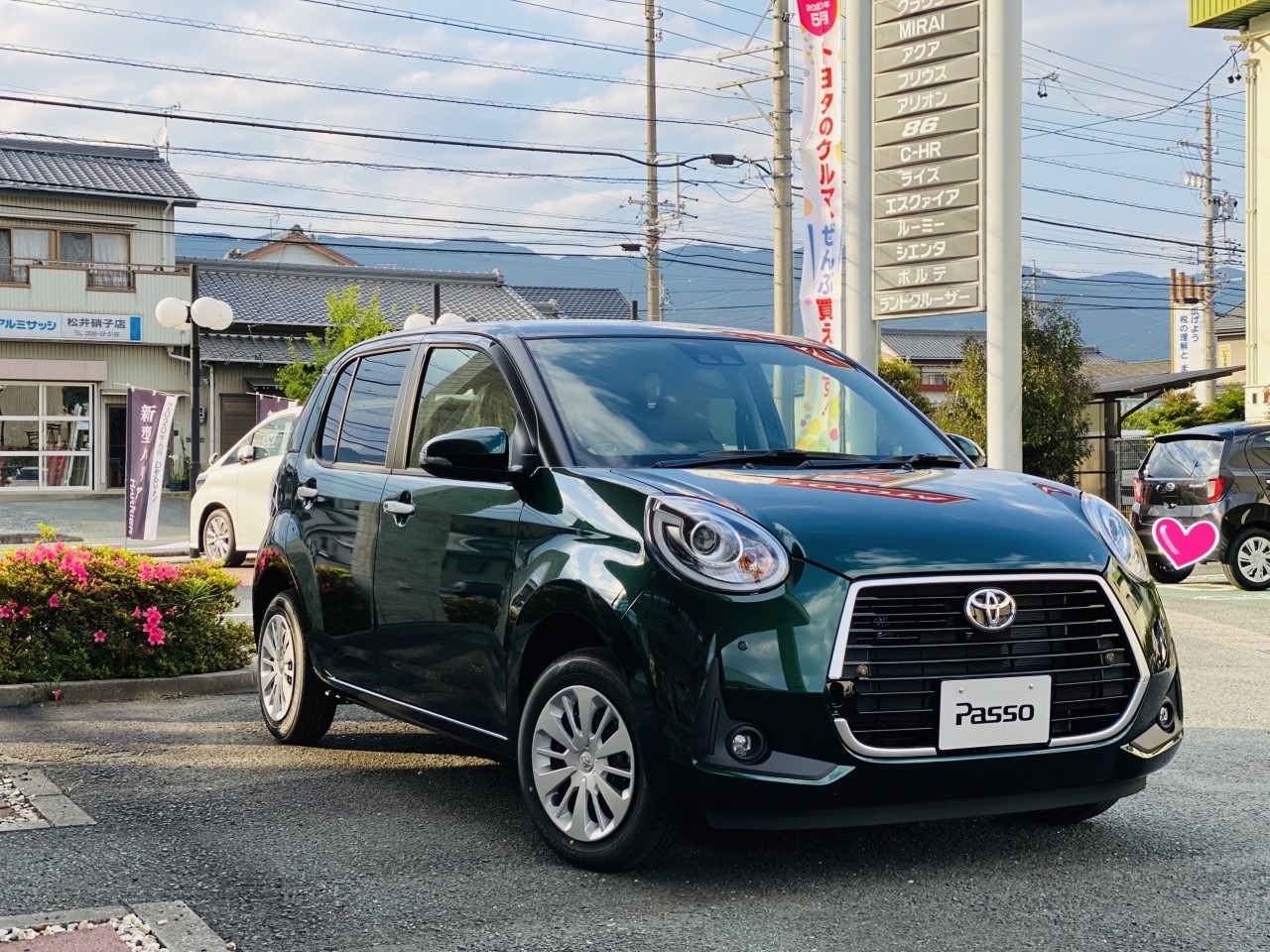 パッソの展示車あります