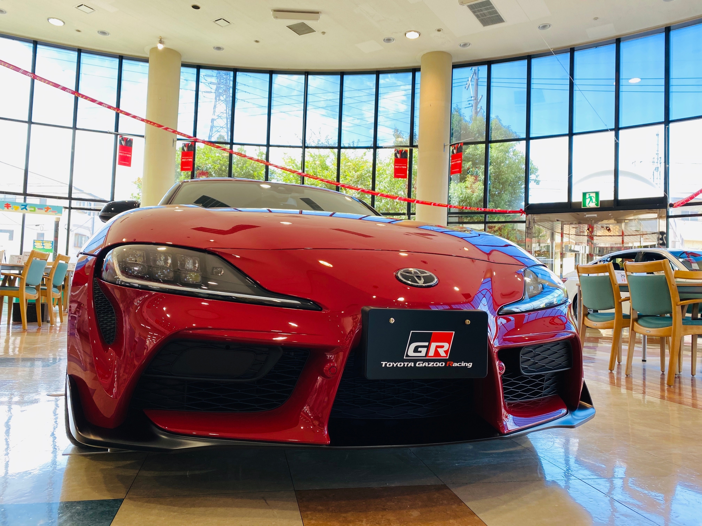 ｓｕｐｒａ スープラ 展示車登場