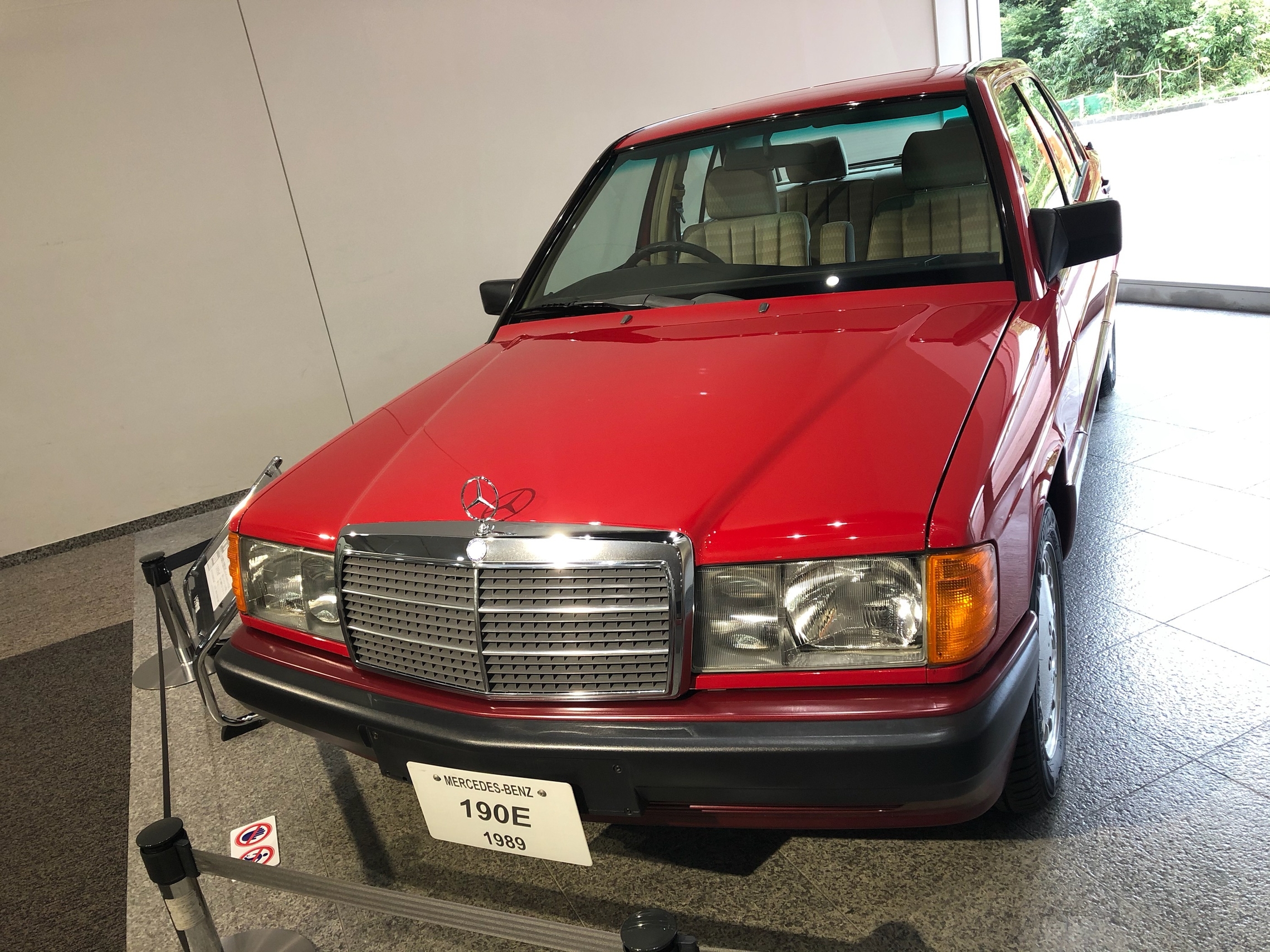 トヨタ博物館の展示車両たち メルセデスベンツ190e トヨタ博物館の展示車両たち メルセデスベンツ190e