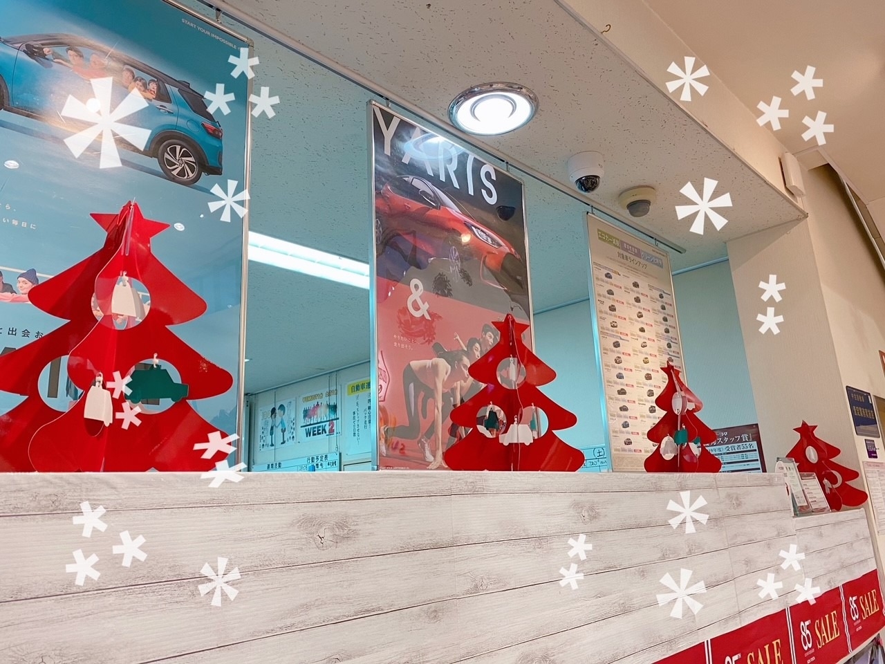 店内がクリスマス仕様になりました