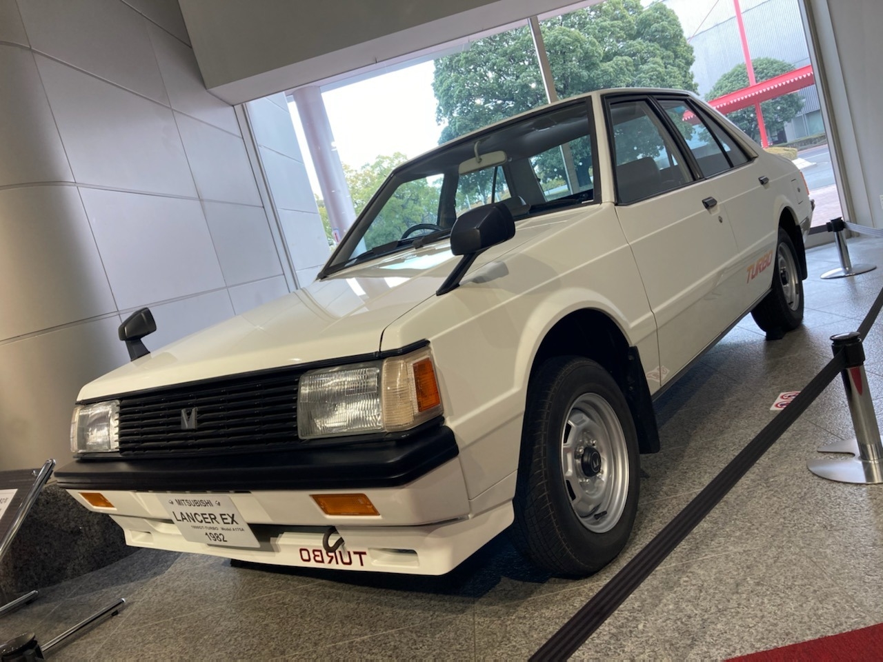 トヨタ博物館の展示車両たち 三菱ランサーexターボ
