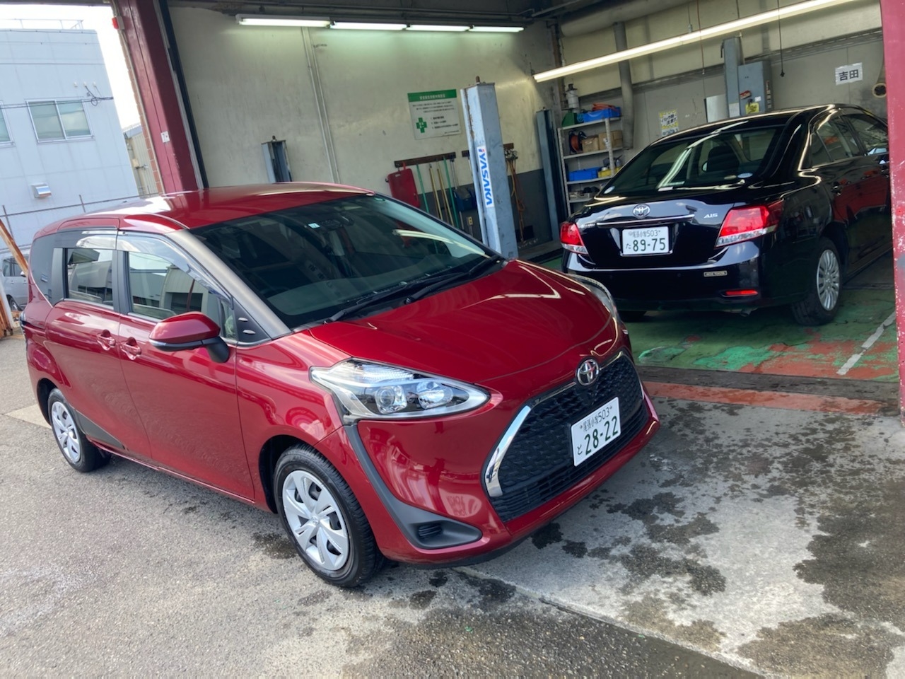 代車の洗車ありがとう！