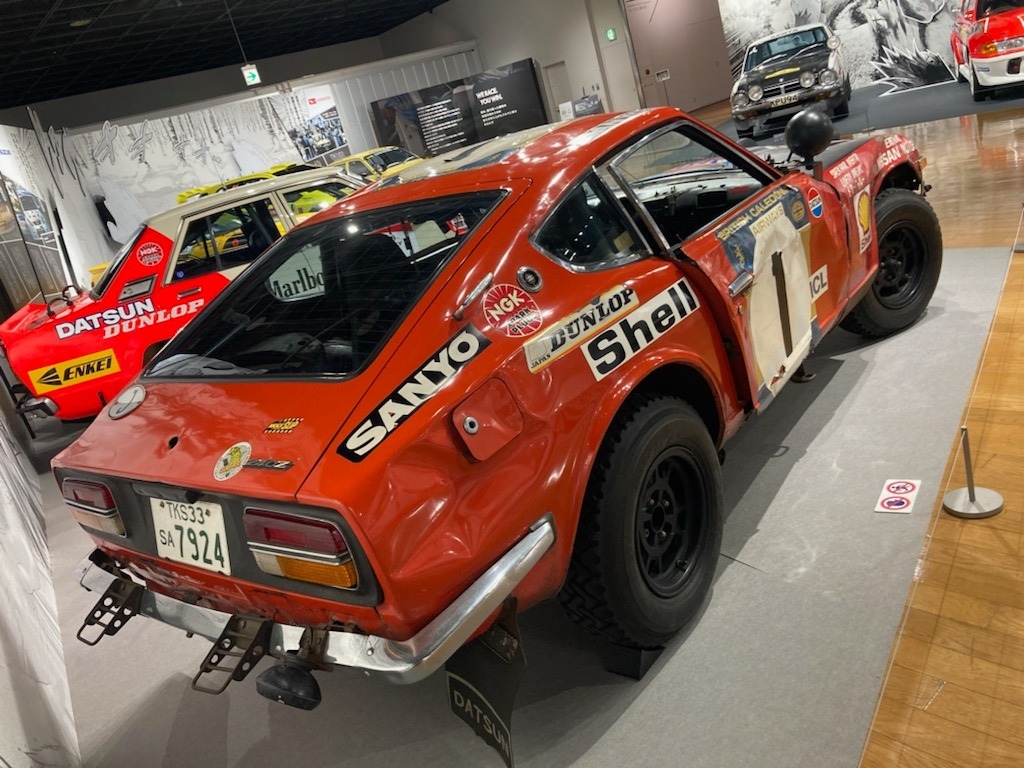 トヨタ博物館 激走 2 5次元ヴゥオオーン Wrc日本車挑戦の軌跡におじゃましました 日産自動車編