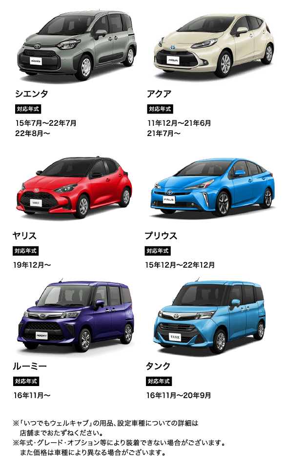 トヨタ後付け純正用品 | 愛知トヨタ