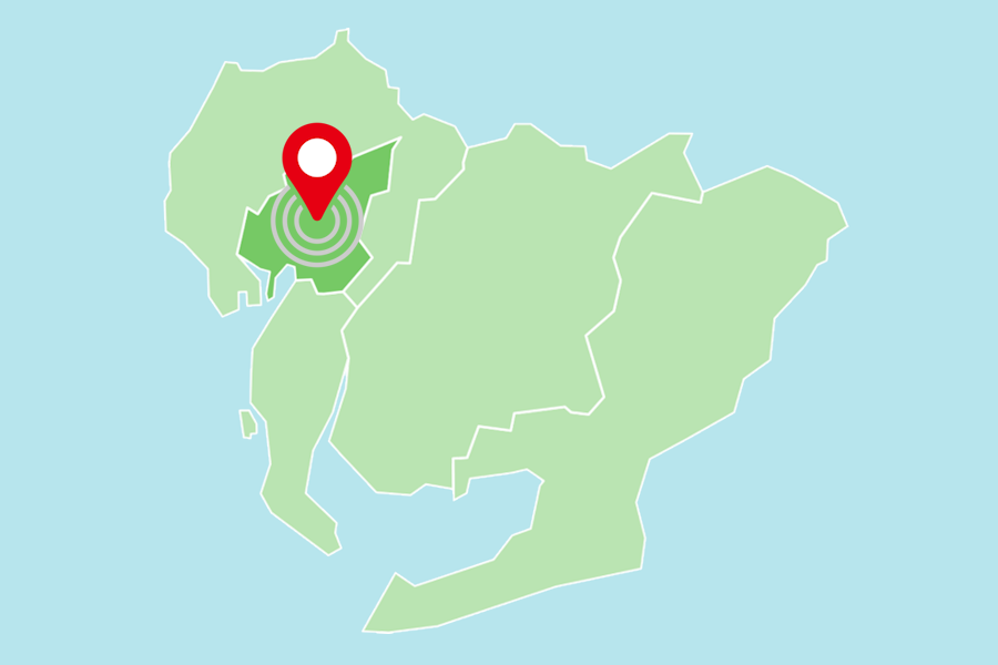 地図　名古屋地域