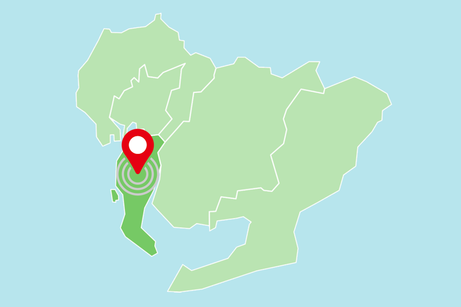 地図　知多地域