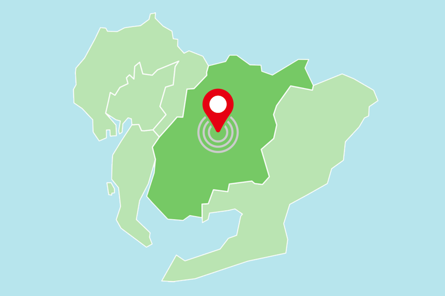 地図　西三河地域