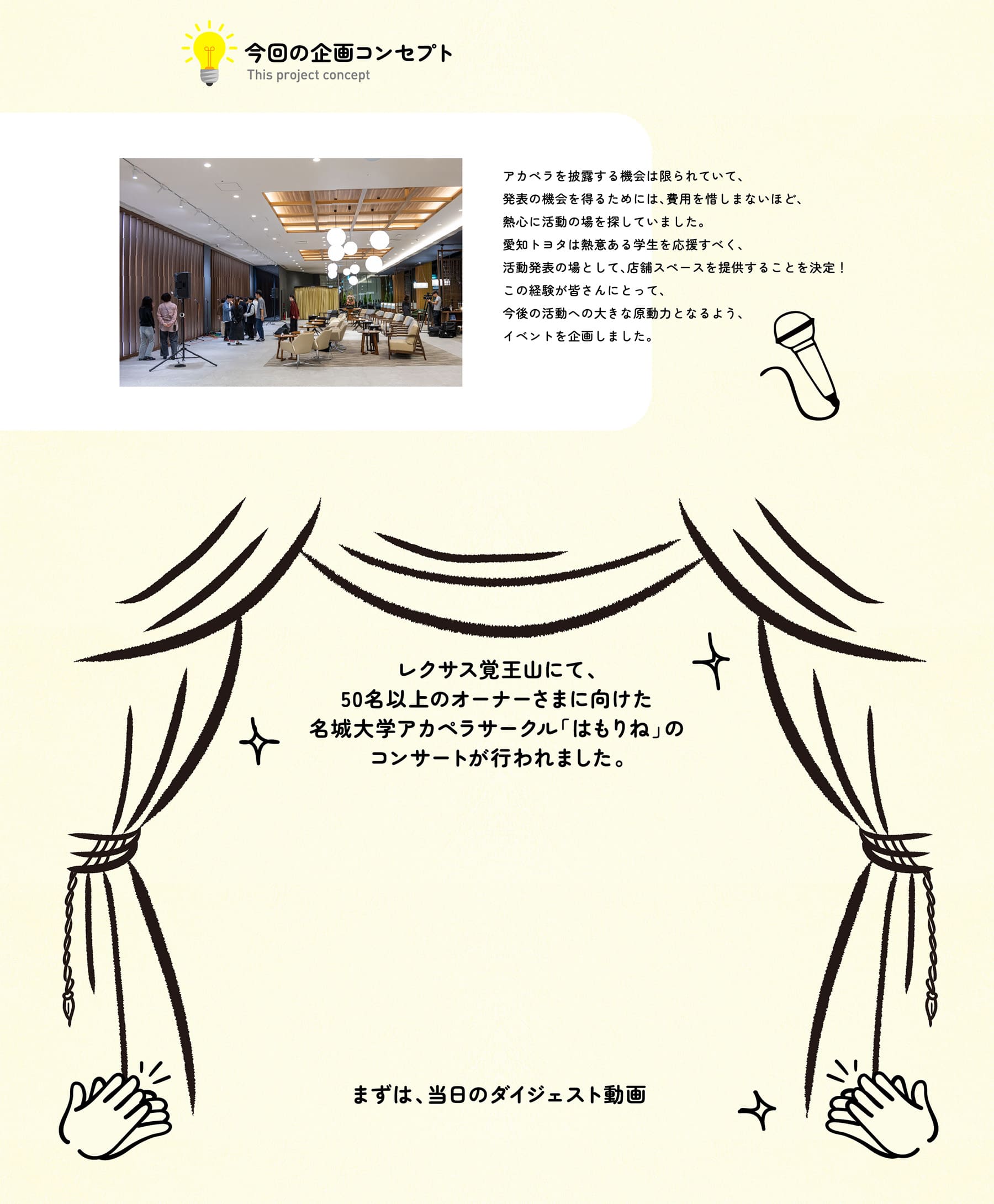 今回の企画コンセプト