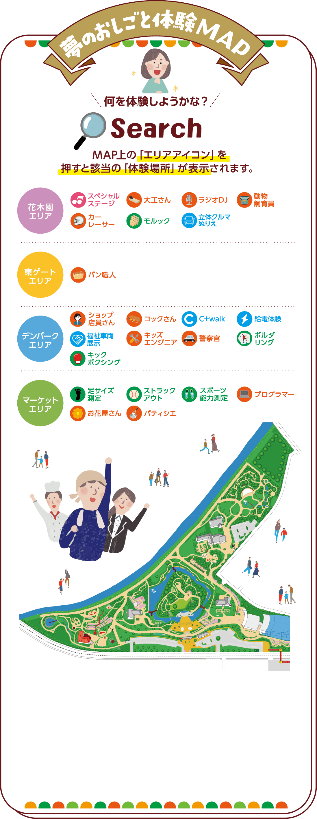 夢のおしごと体験MAP