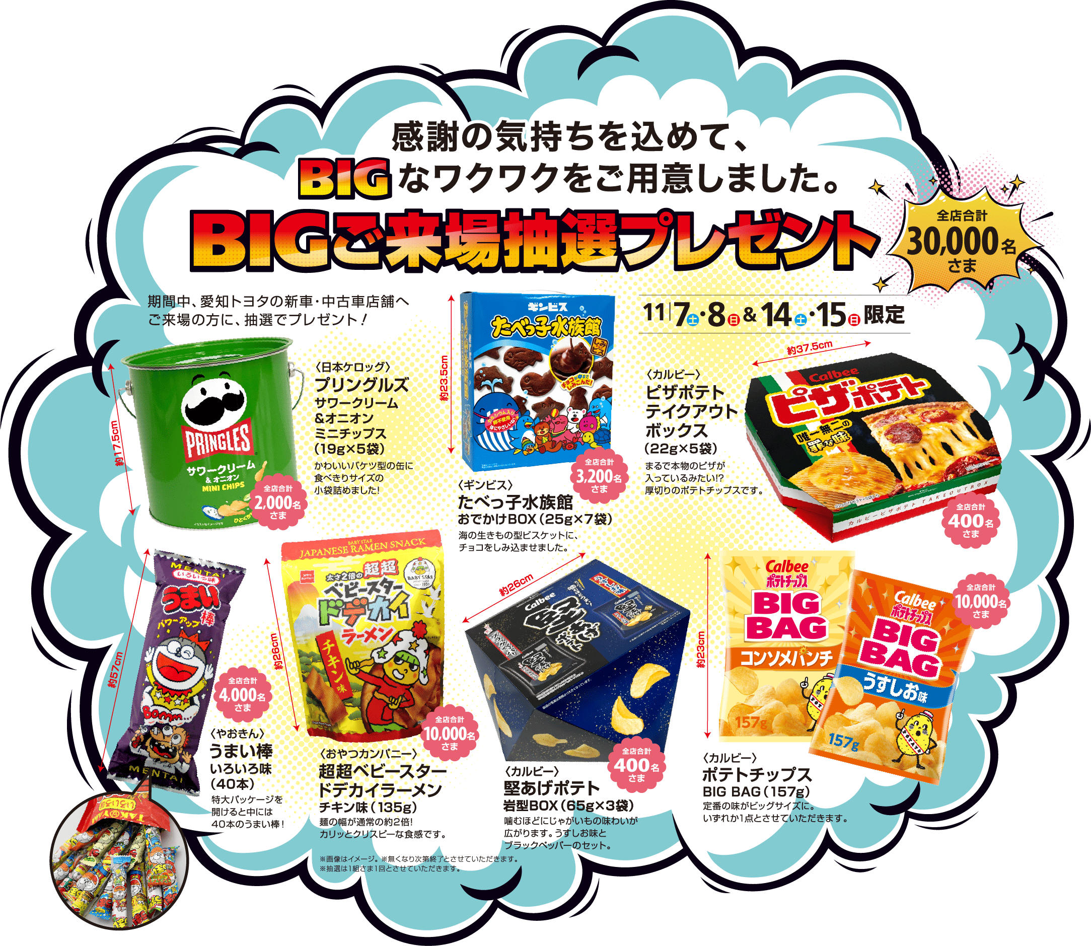 BIGご来場抽選プレゼント