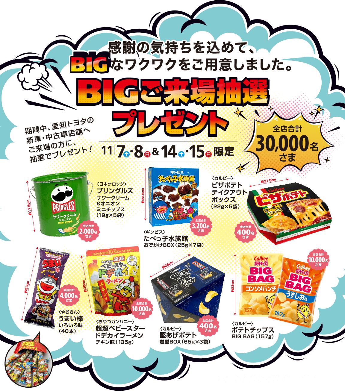 BIGご来場抽選プレゼント